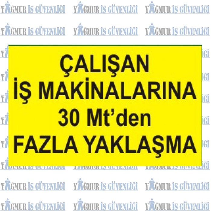 İKAZ LEVHALARI